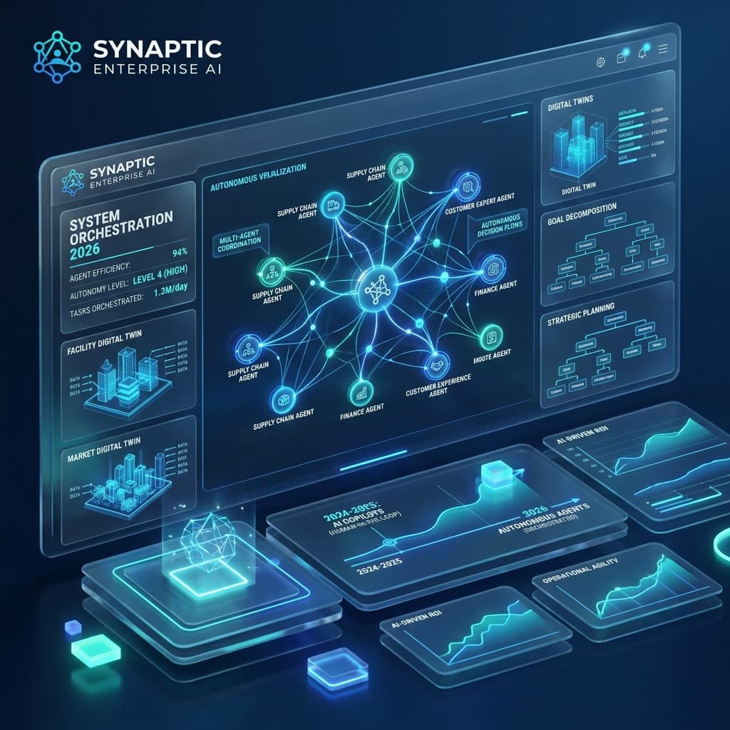The Future of Enterprise AI in 2026: From AI Assistants to Autonomous Business Systems